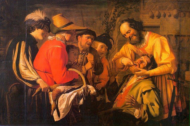Gerrit van Honthorst The Tooth Puller Spain oil painting art